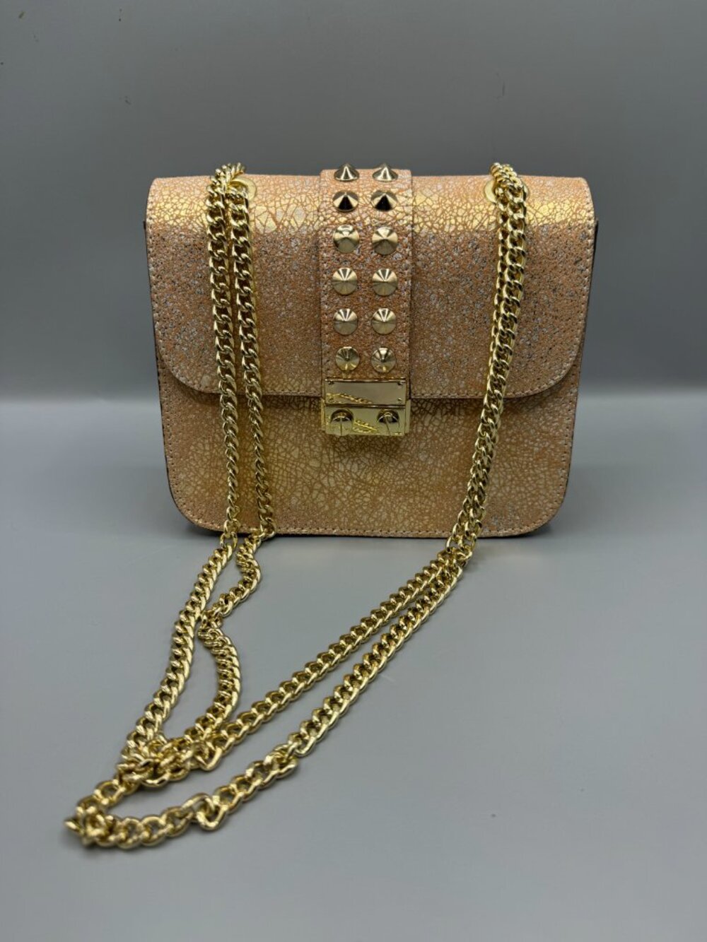 Cuir Rose purse